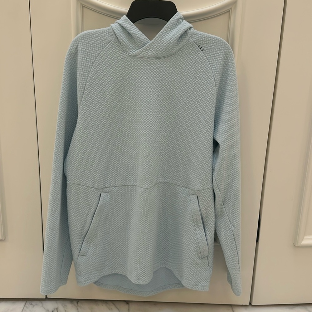 Men’s Lululemon Textured Double-Knit Cotton Hoodie.